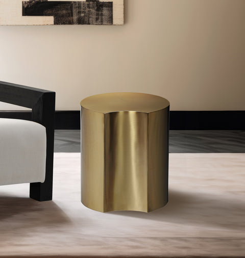 Linden Gold Iron End Table, 1 Piece (Style 3)