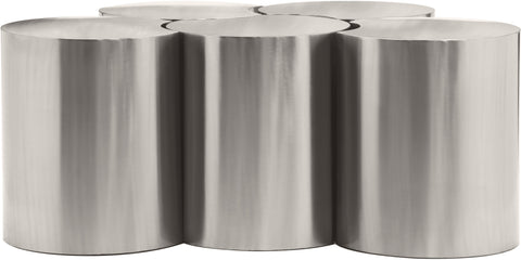 Linden Silver Iron Nesting Coffee Table, 5-Piece (Style 4)