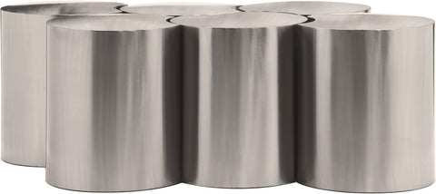 Linden Silver Iron Nesting Coffee Table, 6-Piece (Style 4)