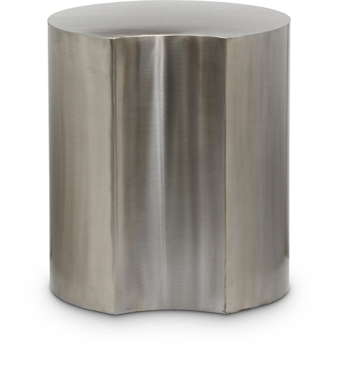 Linden Silver Iron End Table, 1 Piece
