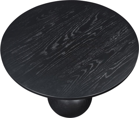 Zadie Black Oak Veneer Coffee Table, 1 Piece (Style 2)