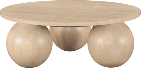 Zadie Natural Oak Veneer Coffee Table, 1 Piece (Style 2)