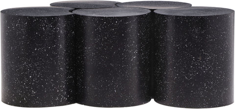 Linden Black Iron Nesting Coffee Table, 5-Piece (Style 8)