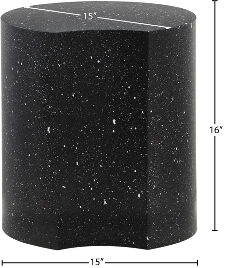 Linden Black Iron End Table, 1 Piece (Style 5)