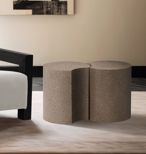 Linden Taupe Iron Nesting End / Side Table, 2-Piece (Style 4)