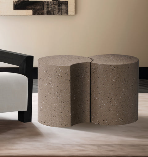 Linden Taupe Iron Nesting End / Side Table, 2-Piece (Style 5)