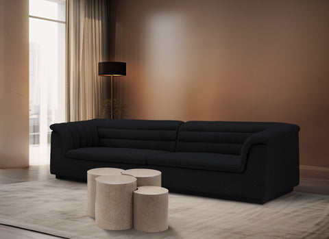 Linden Taupe Iron Nesting Coffee Table, 4-Piece