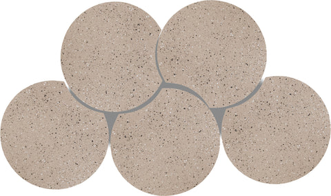Linden Taupe Iron Nesting Coffee Table, 5-Piece