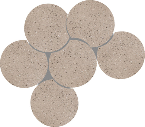 Linden Taupe Iron Nesting Coffee Table, 6-Piece