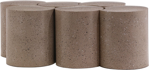 Linden Taupe Iron Nesting Coffee Table, 6-Piece (Style 2)