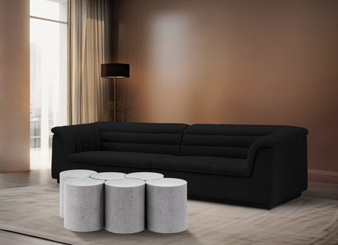 Linden White Iron Nesting Coffee Table, 6-Piece (Style 4)