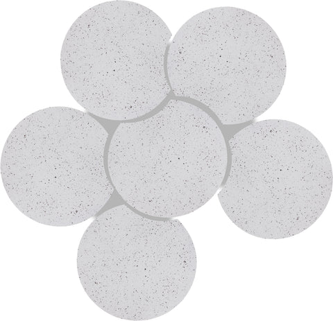 Linden White Iron Nesting Coffee Table, 6-Piece (Style 4)