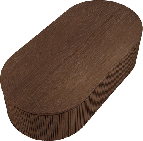 Giselle Brown Solid Wood Storage Coffee Table, 1 Piece