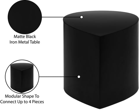Jolie Black Iron Coffee Table, 1 Piece