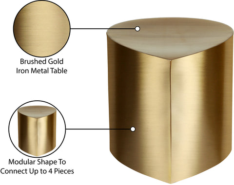 Jolie Gold Iron Coffee Table, 1 Piece
