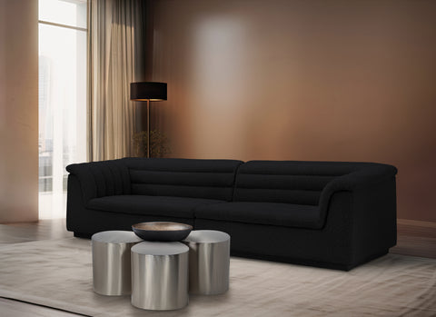 Jolie Silver Iron Coffee Table, 4-Piece