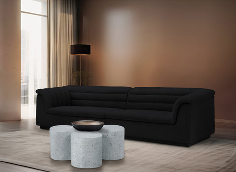 Jolie White Iron Coffee Table, 4-Piece