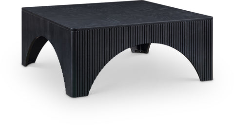 Greer Black Oak Veneer Coffee Table, 1 Piece
