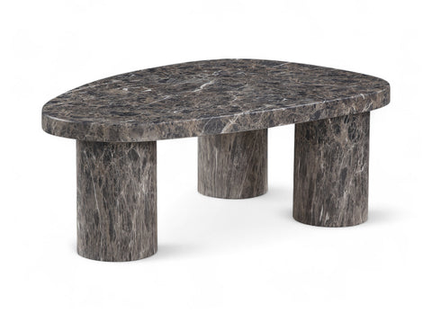 Farrah Brown Concrete Indoor/Outdoor Coffee Table, 1 Piece