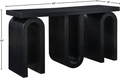 Robertson Black Console Table