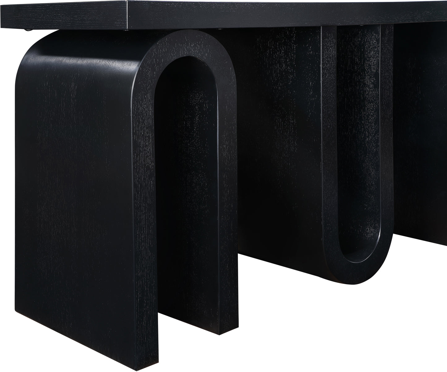 robertson black console table