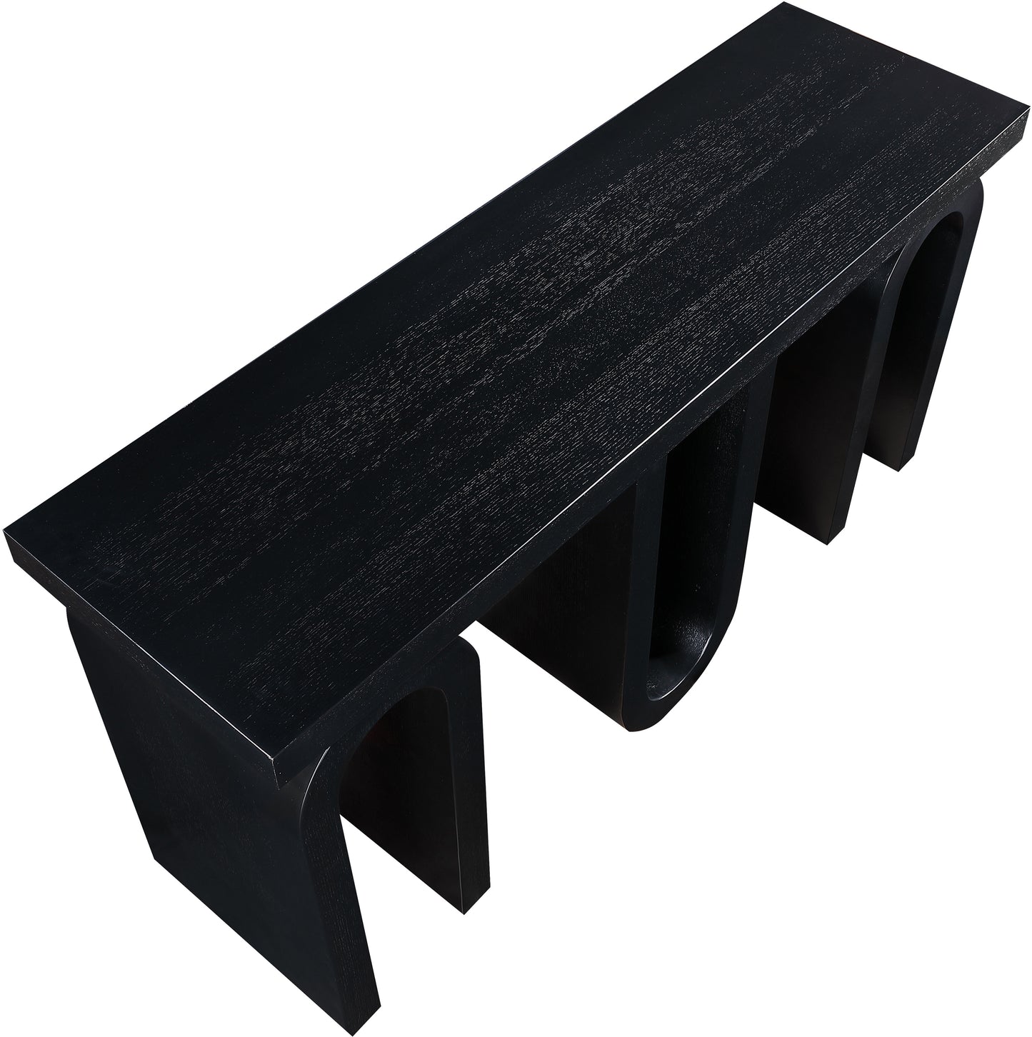 robertson black console table