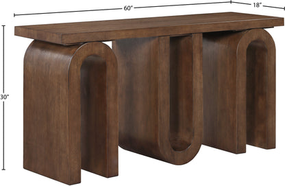 Robertson Brown Console Table