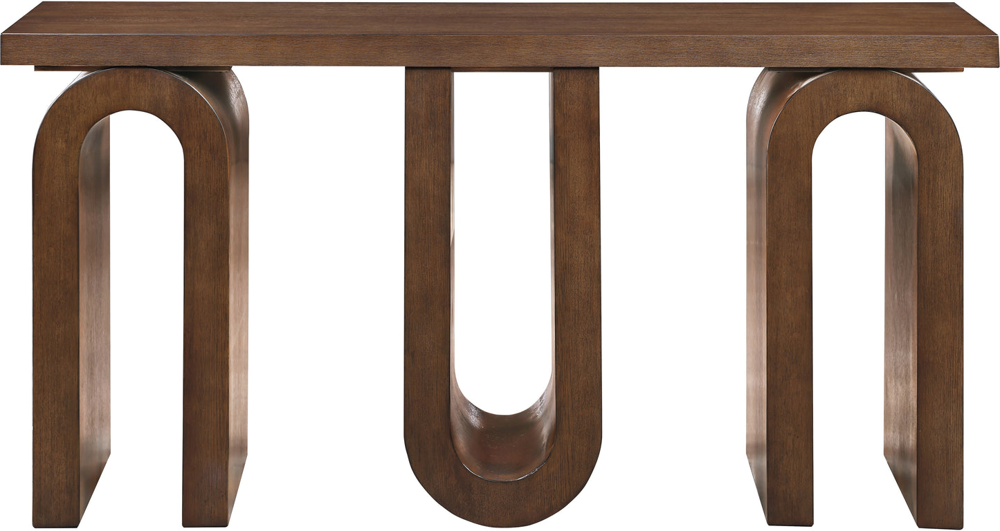 robertson brown console table