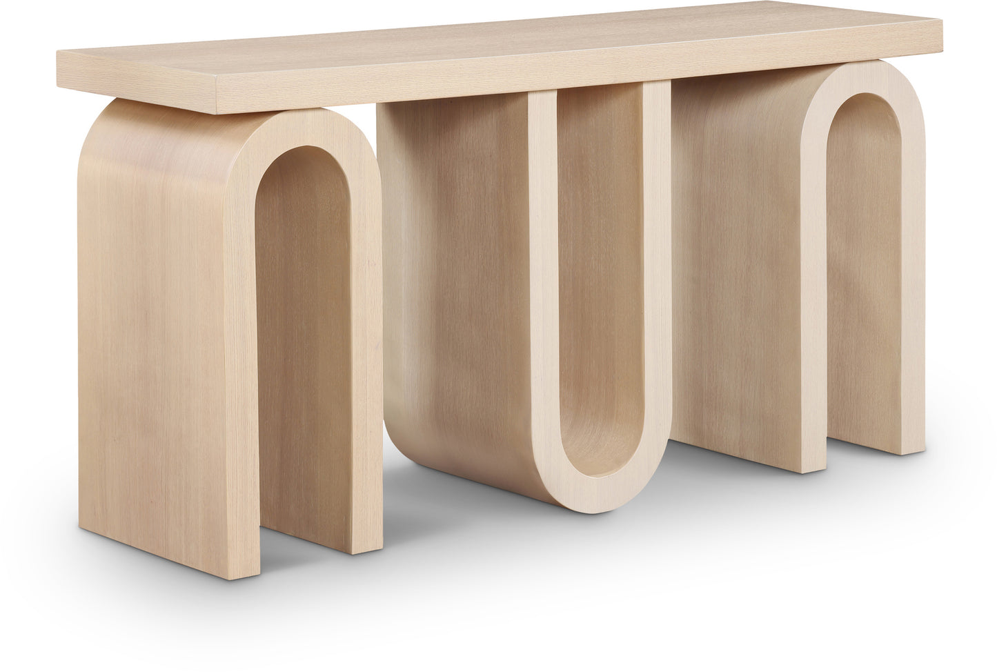 robertson natural console table