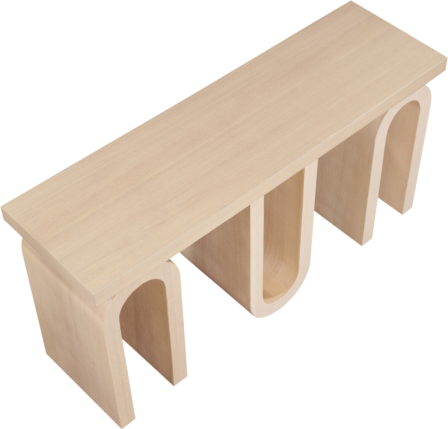 robertson natural console table