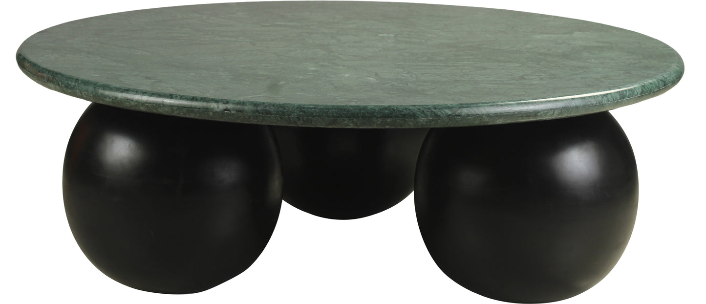 formentera green marble coffee table