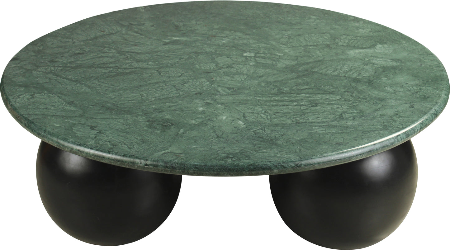 formentera green marble coffee table