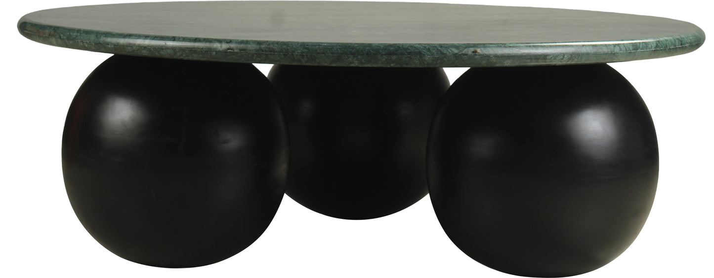 formentera green marble coffee table