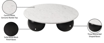 Formentera White Marble Coffee Table