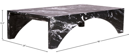 Rory Black Marble Coffee Table