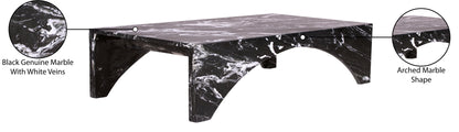 Rory Black Marble Coffee Table