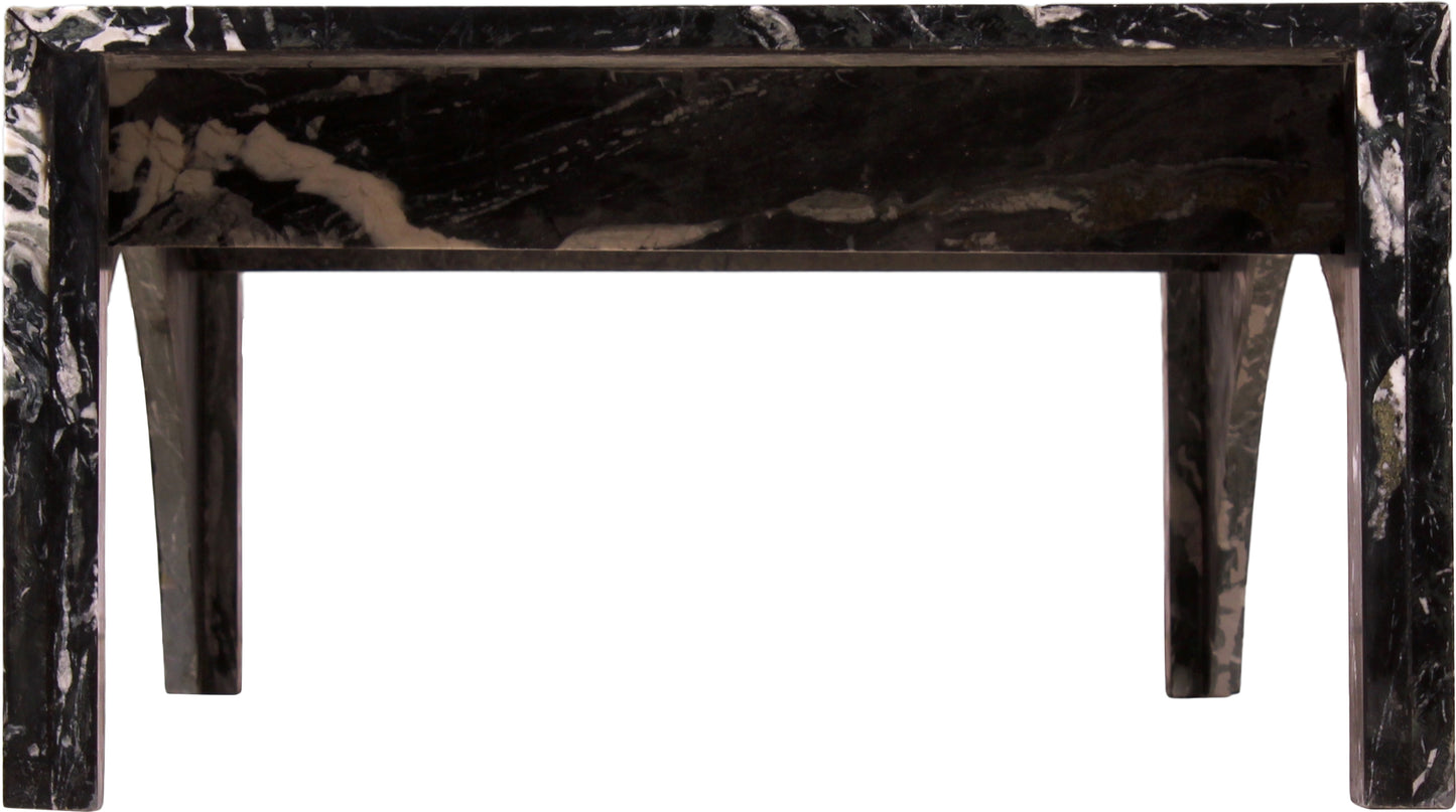 rory black marble coffee table