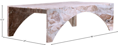 Rory Brown Marble Coffee Table