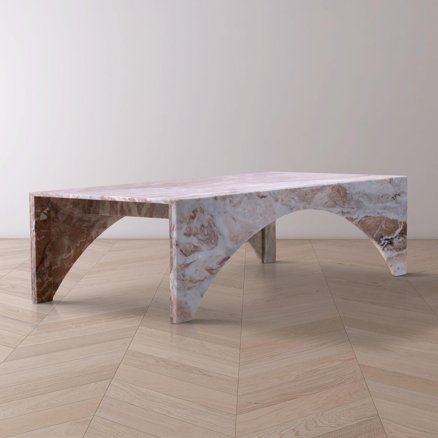 rory brown marble coffee table