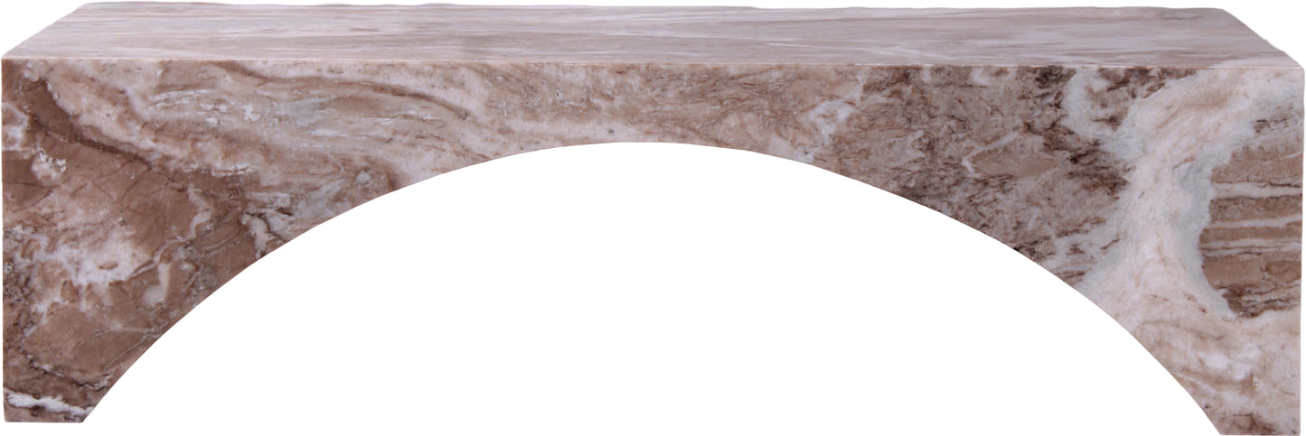 rory brown marble coffee table