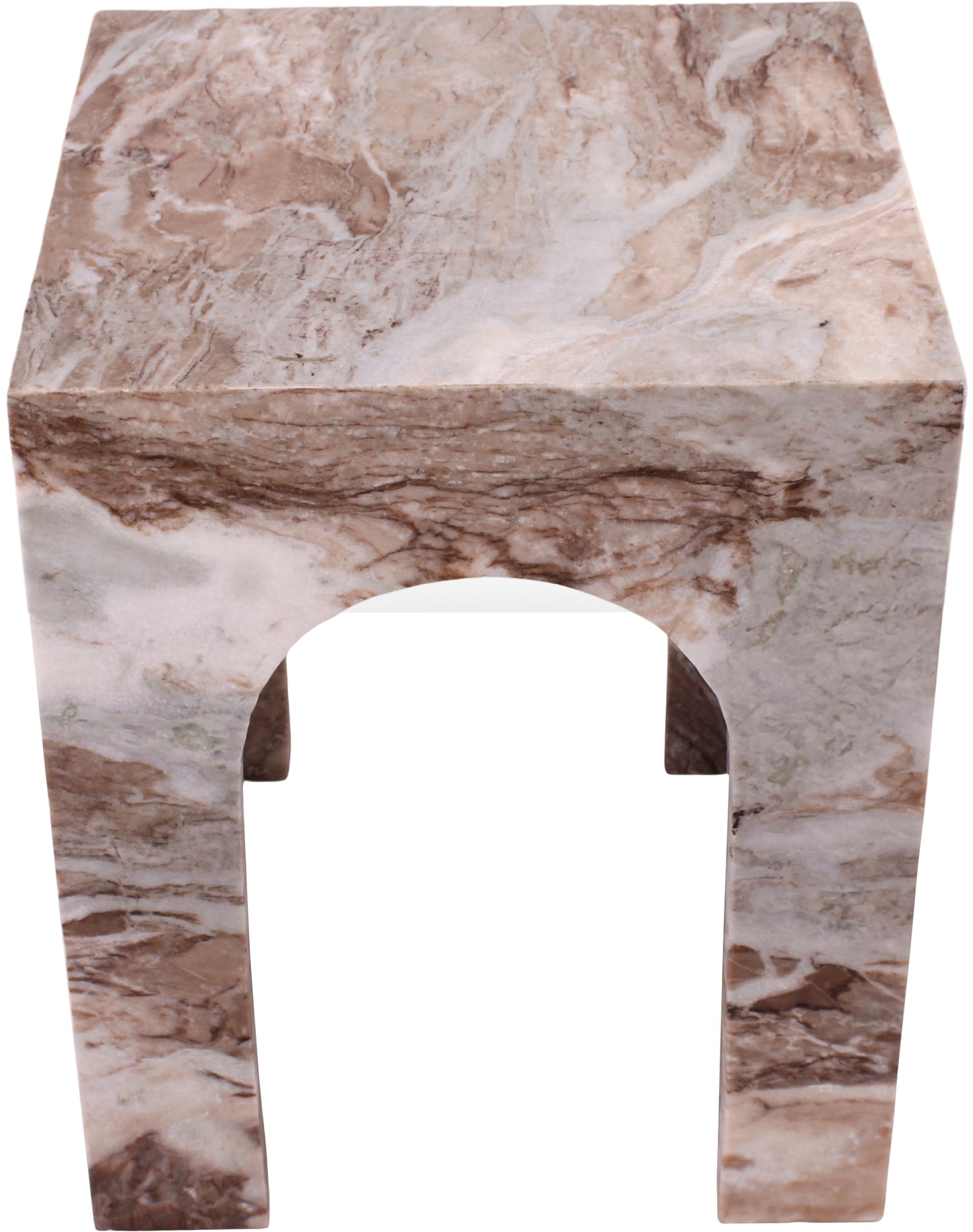 rory brown marble end table