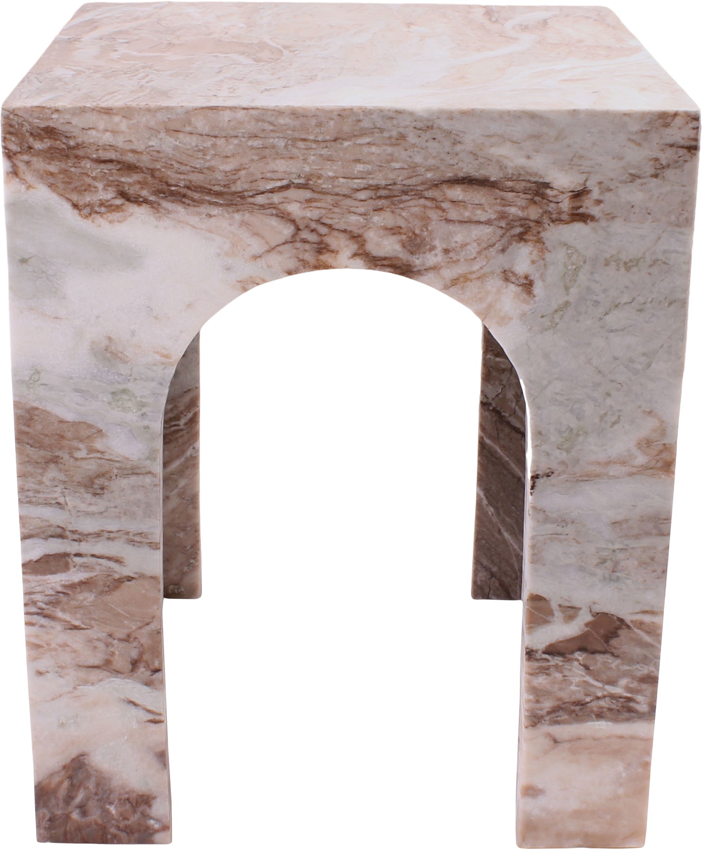 rory brown marble end table