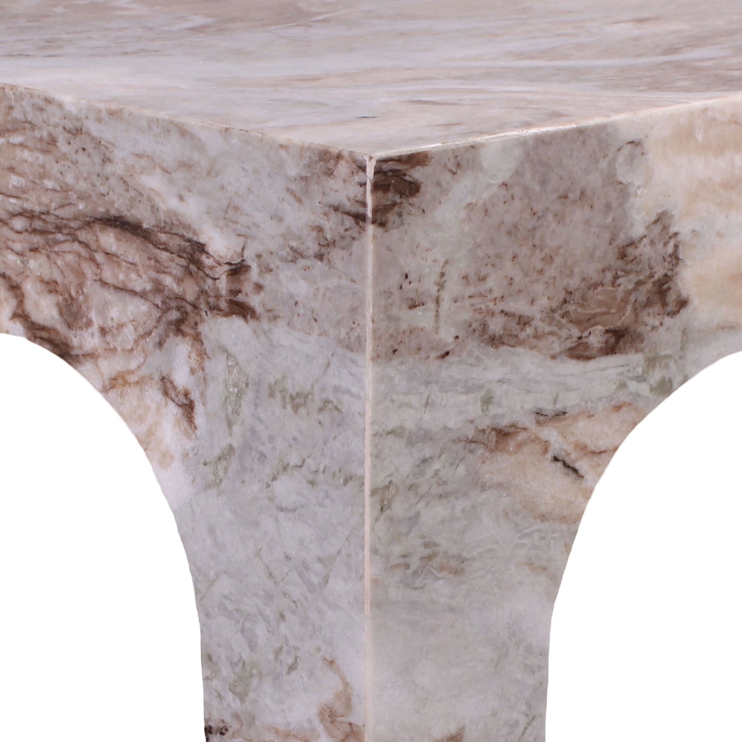 rory brown marble end table