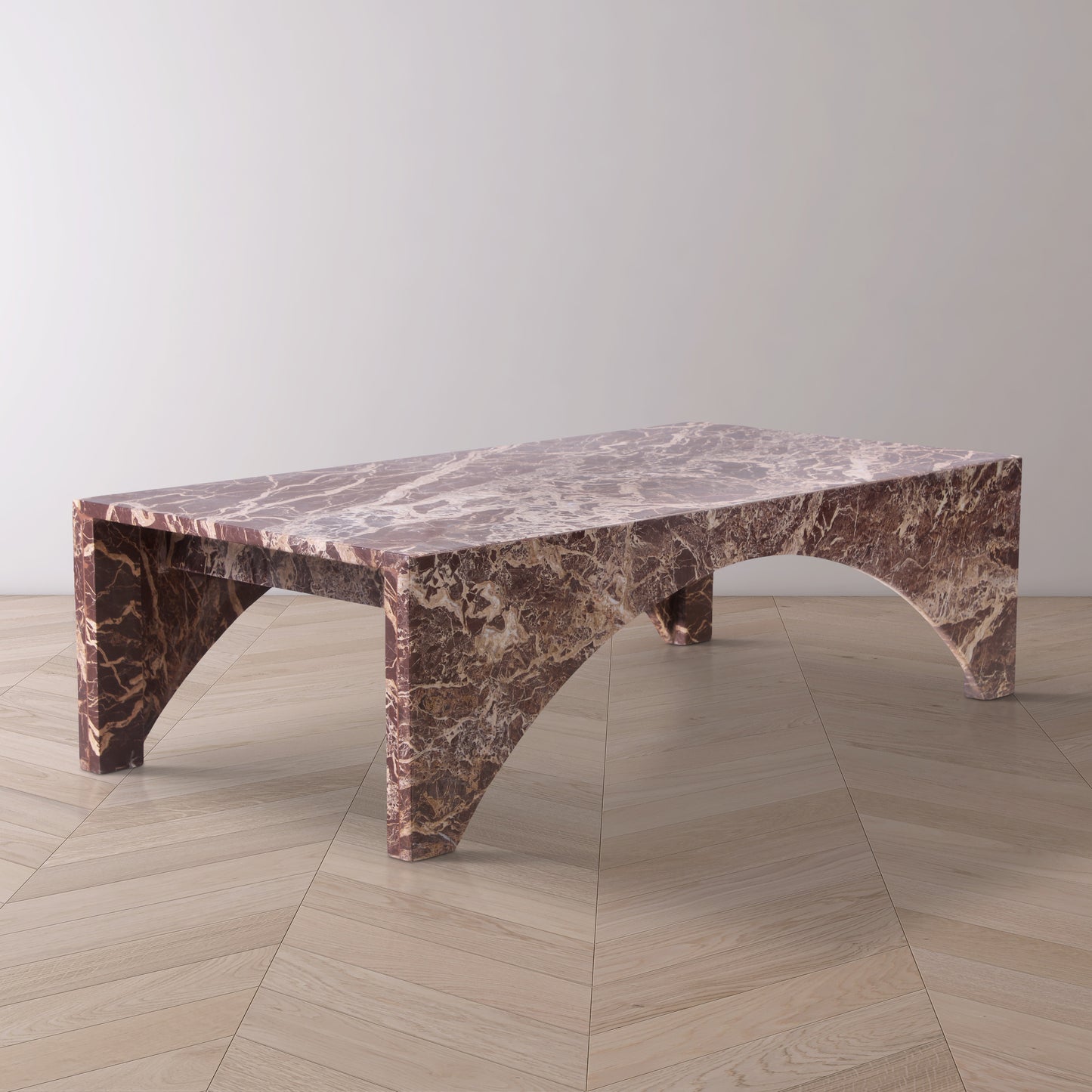 rory cherry marble coffee table