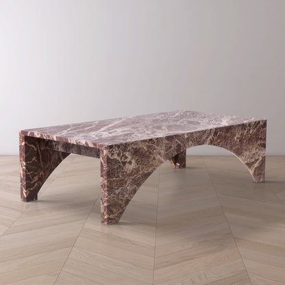 Rory Cherry Marble Coffee Table