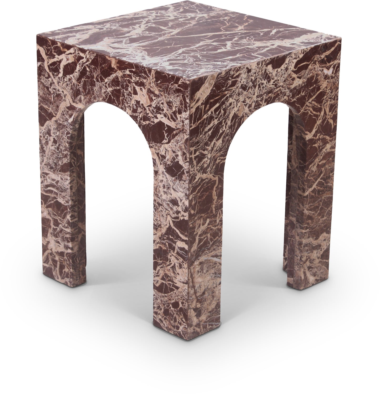 rory cherry marble end table