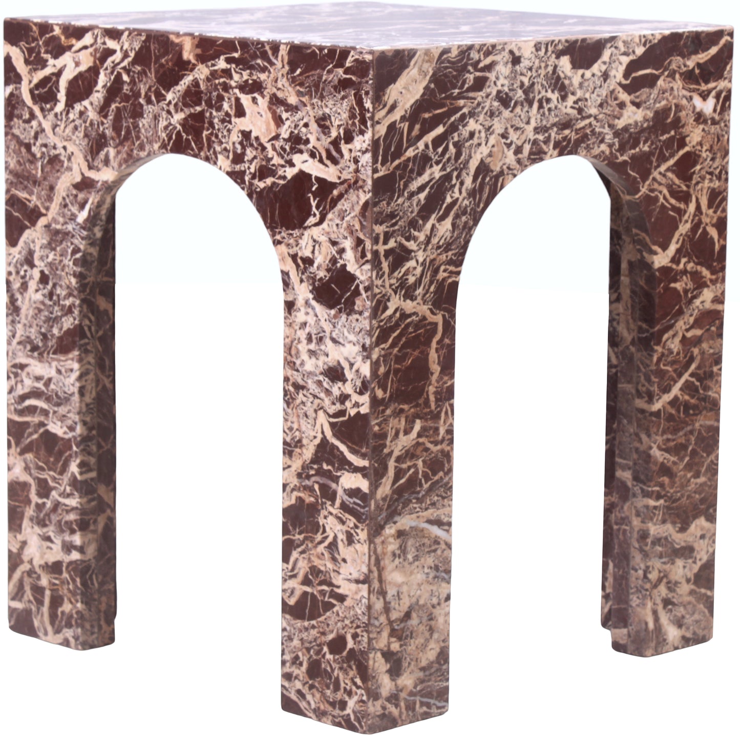 rory cherry marble end table