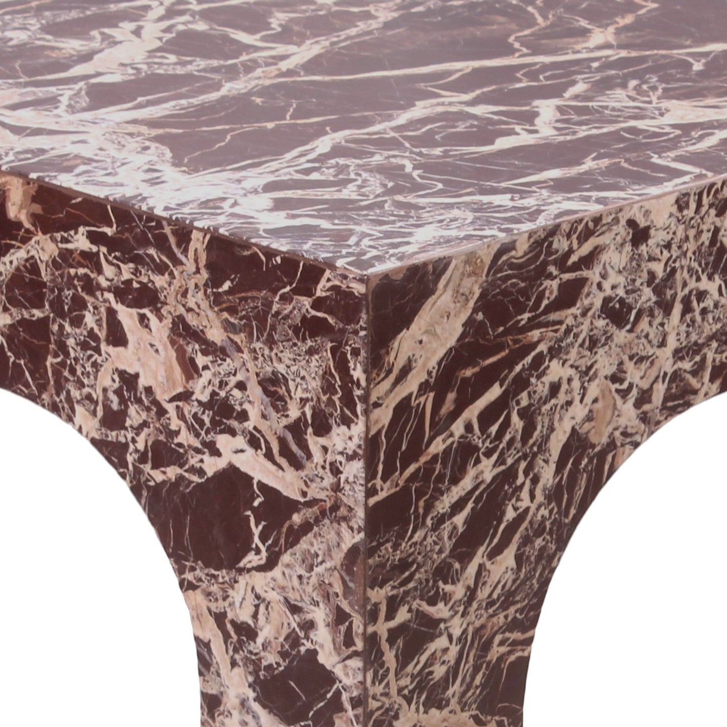 rory cherry marble end table