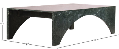 Rory Green Marble Coffee Table