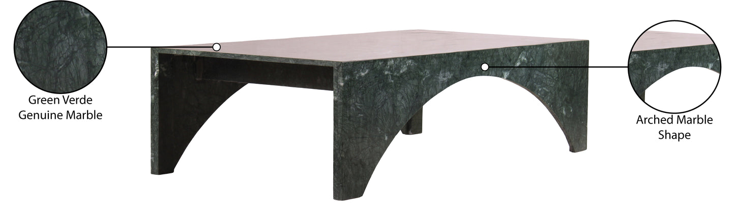 rory green marble coffee table